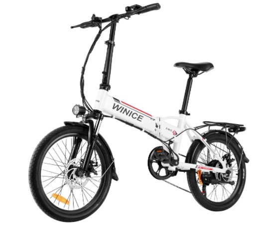 Vélo électrique VTT Pliant Vivi M026TGB 26 Pouces - Cadre Blanc, Freins Disques - Occasion Reconditionné